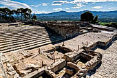 The palace of Festos. The West Court and Grand Stairway.